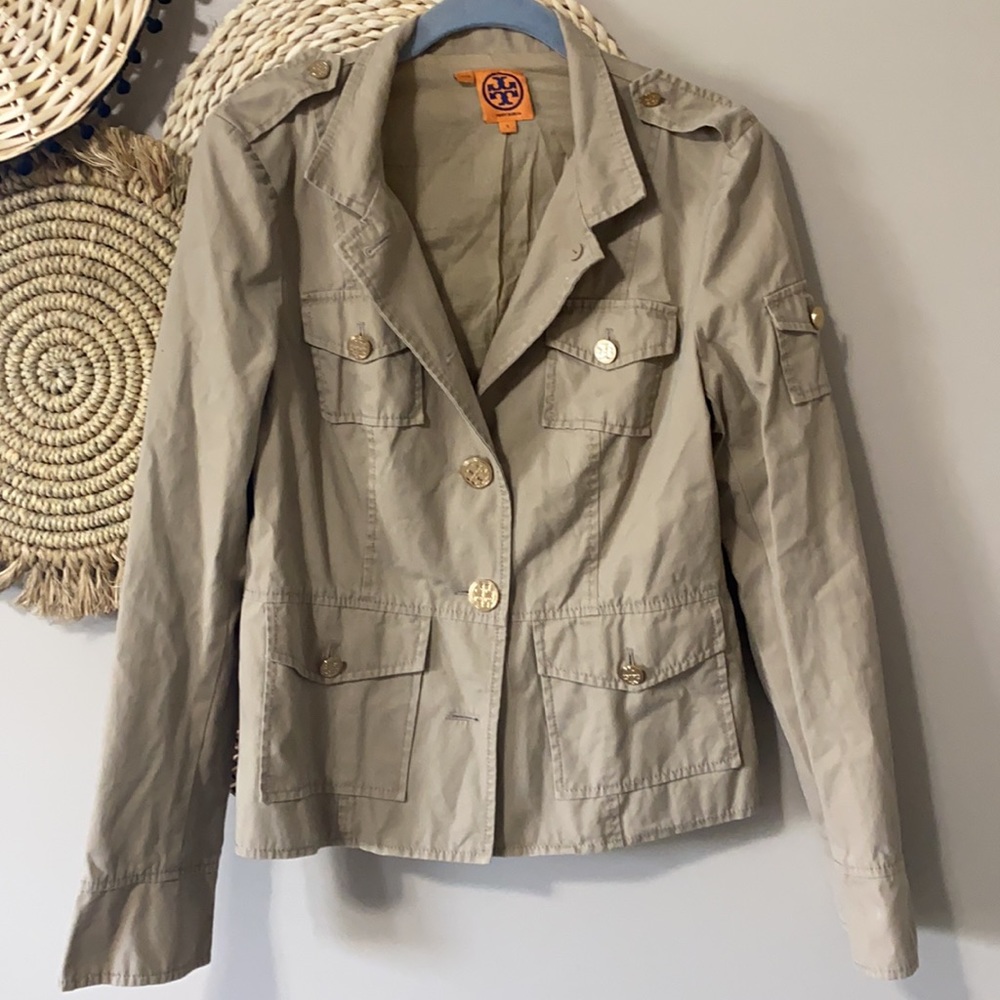 Tory Burch Beige Utility Jacket